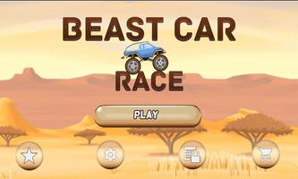 Poster Beast Car Race