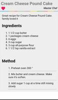 Cream Cheese Pound Cake Recipe screenshot 2