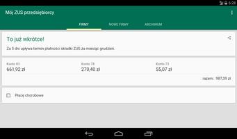 Mój ZUS przedsiębiorcy スクリーンショット 1