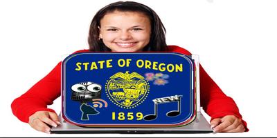 Oregon Radio Stations poster