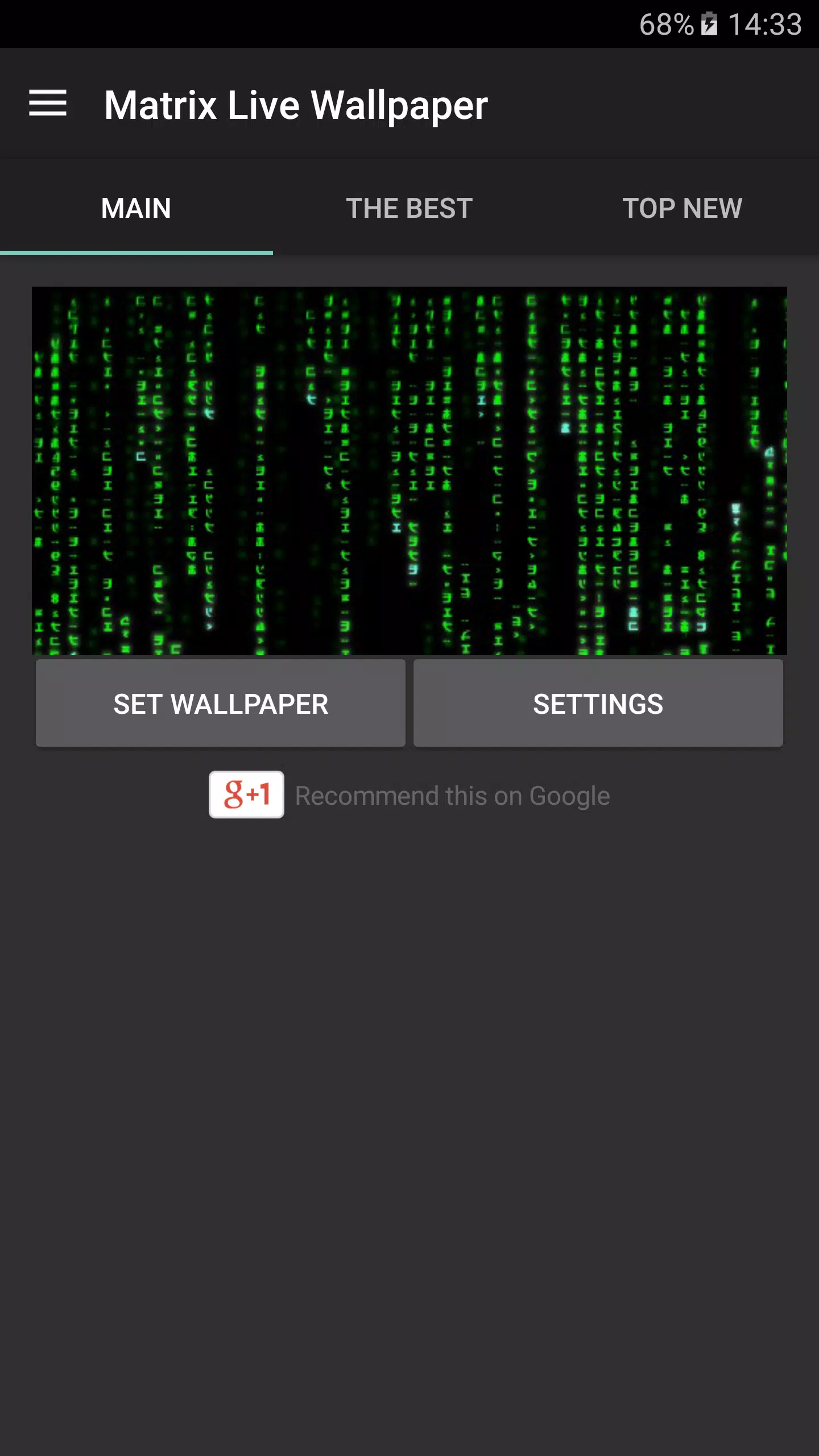 Android 用の マトリックス ライブ壁紙 Apk をダウンロード