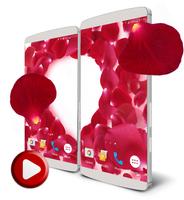 Rose Petals 3D Live Wallpaper poster