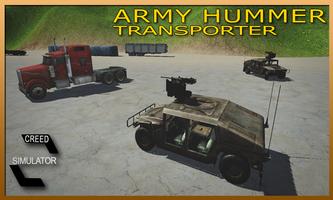 Army Hummer Transporter Truck captura de pantalla 1