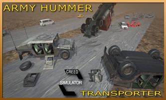 Army Hummer Transporter Truck 2018 screenshot 2