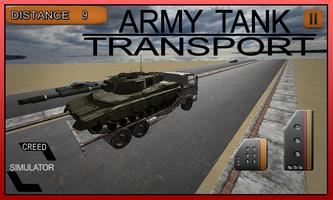 Army Tank Transport Simulator Affiche