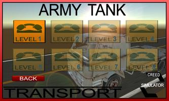 Army Tank Transportasi Sim screenshot 3