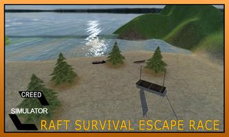 Raft Survival Escape Race Game Ekran Görüntüsü 1