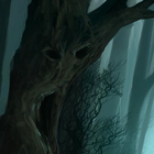 creepy forest wallpaper آئیکن