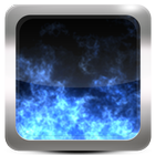 Fire Blue fond d'écran animé icône