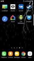 برنامه‌نما Storm Rain Live Wallpaper عکس از صفحه