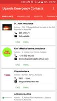 Uganda Emergency Contacts App Plakat