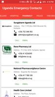 Uganda Emergency Contacts App Screenshot 1