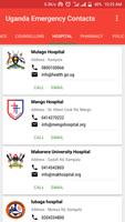 Uganda Emergency Contacts App Screenshot 2