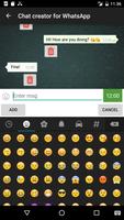 Chat creator for WhatsApp скриншот 1