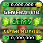 💎 Gems for Clash Royale Prank icon