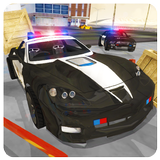 ikon Police Car 3D : City Crime Chase Driving Simulator