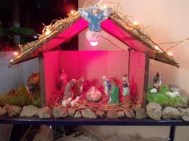 Christmas Crib Decoration Latest Plakat