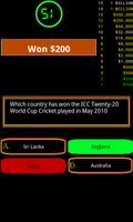 Cricket Quiz capture d'écran 1