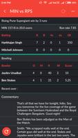 Live Cricket Scores & News स्क्रीनशॉट 3