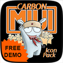 MIUI CARBON - HD ICON PACK - (FREE DEMO) aplikacja