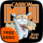 MIUI CARBON - HD ICON PACK - (FREE DEMO) icon