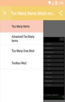 Too Many Items Mods mcpe' capture d'écran 1