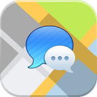 ikon Map Messenger