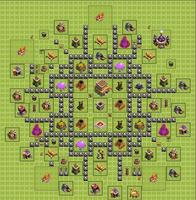 100 Maps Clash Of Clans Th.7 capture d'écran 1