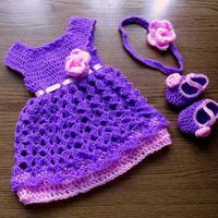 DIY Crochet Baby Dress screenshot 2