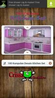 100 Kitchen set design Set الملصق