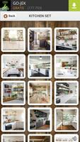 100 Kitchen set design Set imagem de tela 1