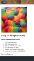 Resep Praktis Kue Kering capture d'écran 2