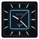 Blue Carbon Analog Watch Face APK