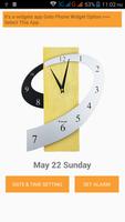 Modern Analog Clock постер