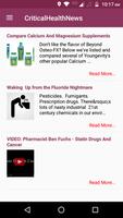 Critical Health News تصوير الشاشة 1