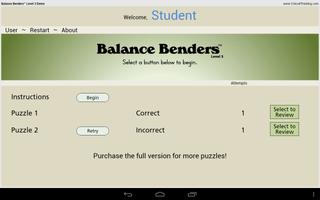 Balance Benders™ Level 3 Free captura de pantalla 2