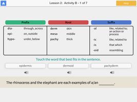 Word Roots Level 3 (Lite) capture d'écran 2