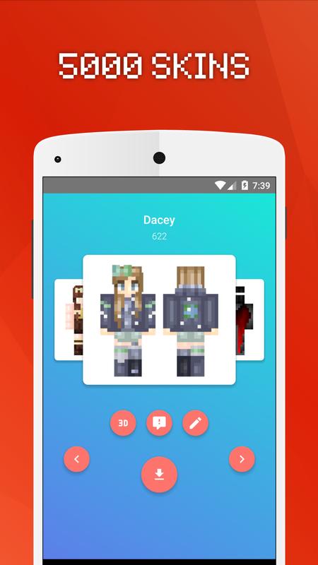 Skin meninas para Minecraft PE APK Baixar - Grátis 