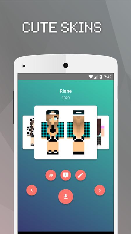 Skin meninas para Minecraft PE APK Baixar - Grátis Skin meninas para Minecraft PE APK Baixar - Grátis