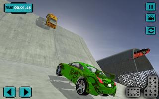Supersportler Stunts Auto Plakat