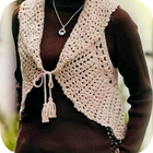 crochet women vests আইকন