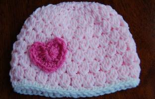Crochet bebê chapéu padrões imagem de tela 3