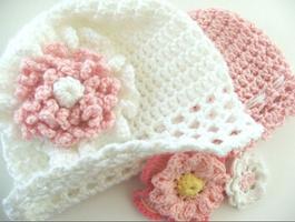 Chapeaux crochet pour bébés Affiche