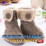 Crochet Pattern Child Boots icône