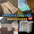 Crochet Pattern Boots Cuffs icône