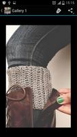 Crochet Pattern Boots Cuffs Affiche