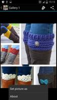 Crochet Pattern Boots Cuffs ảnh chụp màn hình 1