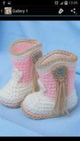 Crochet Pattern Baby Boots poster