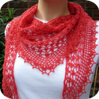 آیکون‌ crochet shawl designs