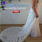 Crochet Pattern Wedding Dress icône